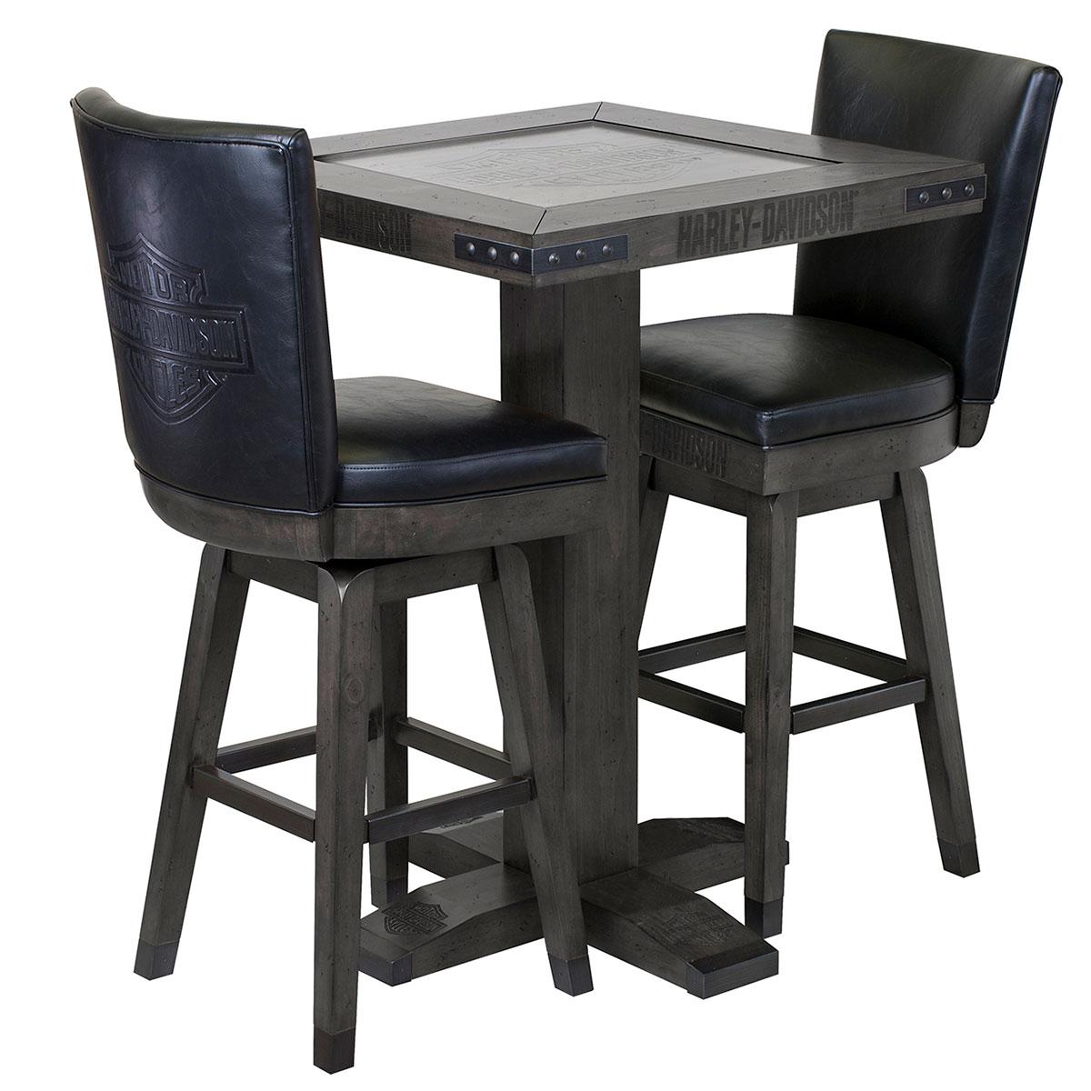 Harley davidson pub table and chairs discount