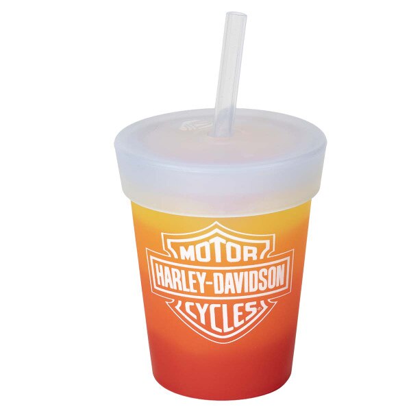 Kid's Bar & Shield Silipint Straw Cup - HDX-98765