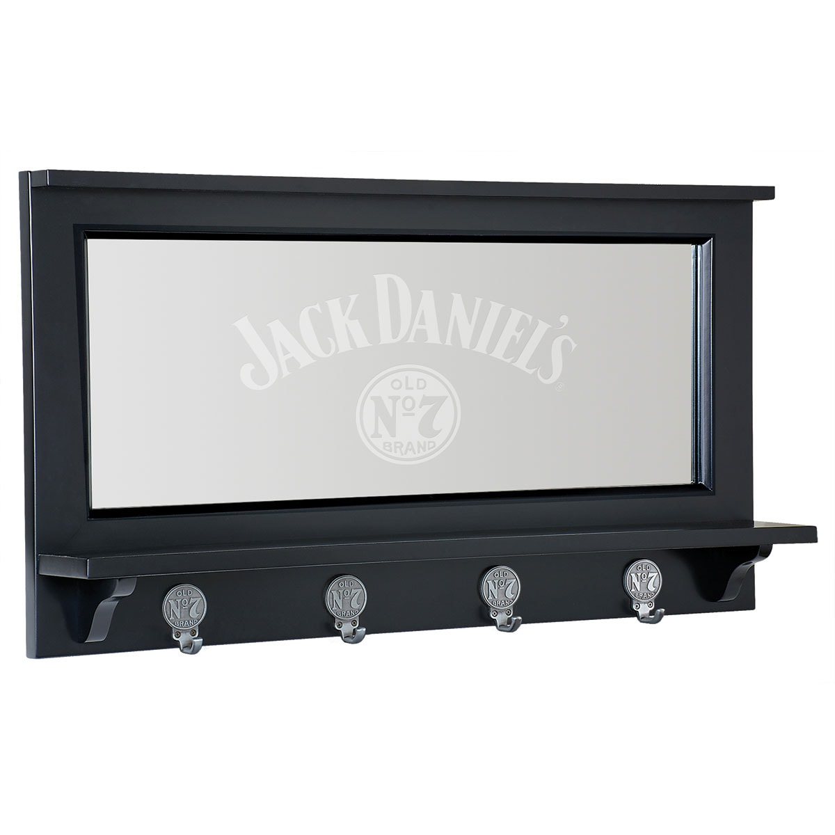 JD Old No. 7 Pub Mirror W/Black Finish | Ace Branded Products